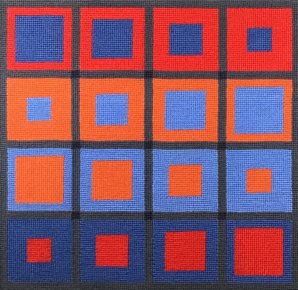 Ever Decreasing Squares | David Smith tapestry kit